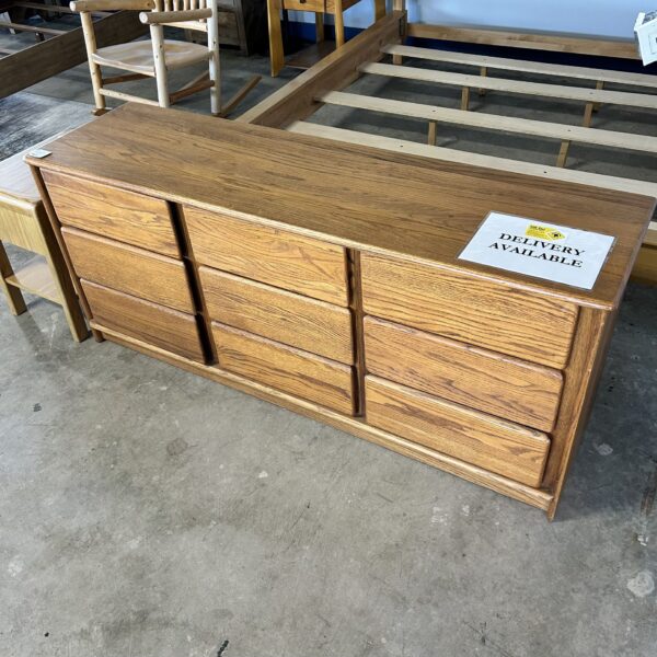 9 drawer solid wood dresser