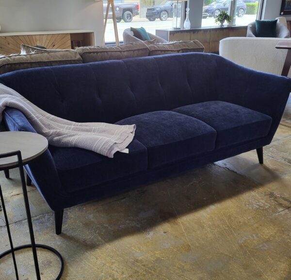 dark blue bucket sofa