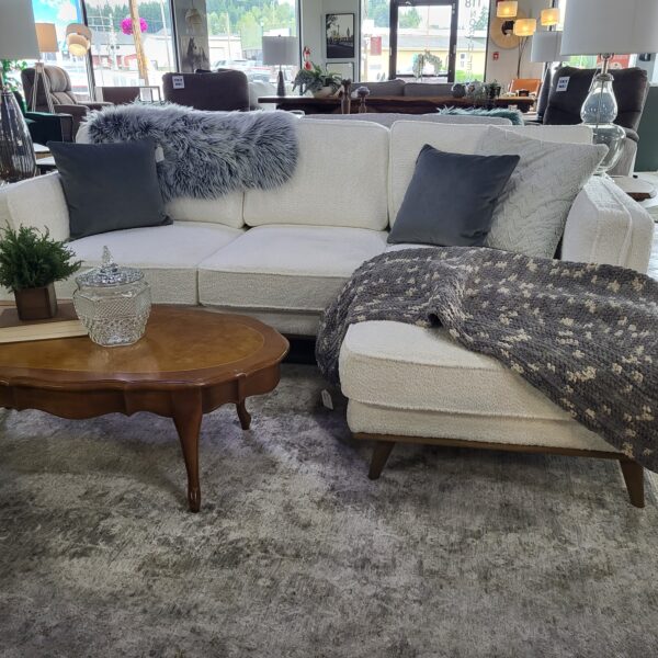 ivory raf chaise sectional