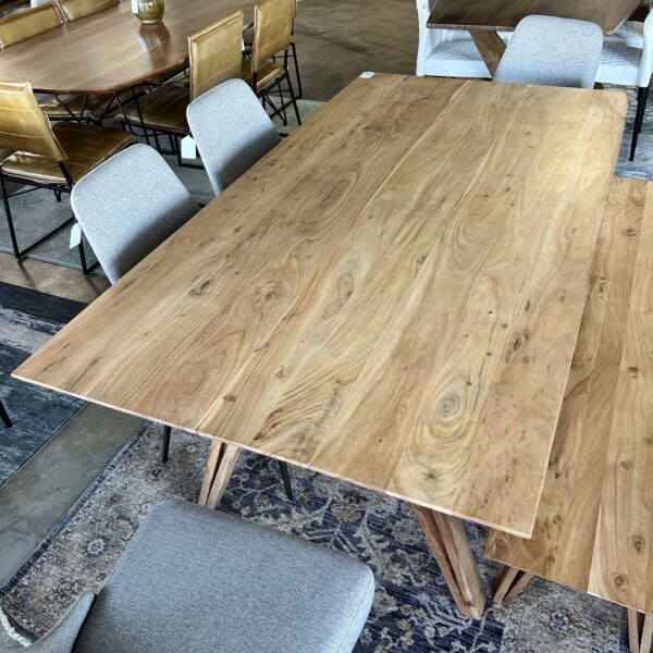 hardwood dining table