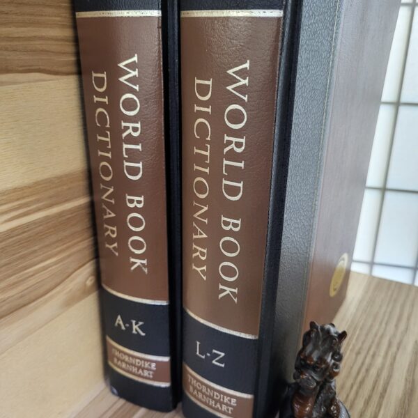 vintage dictionary set 2pcs a k/l z