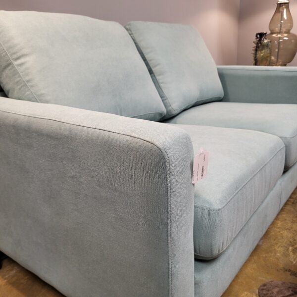 mod turquoise loveseat