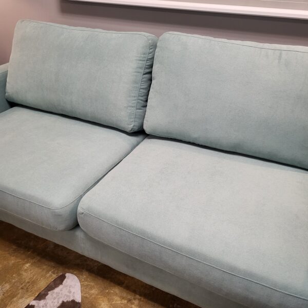 mod turquoise sofa