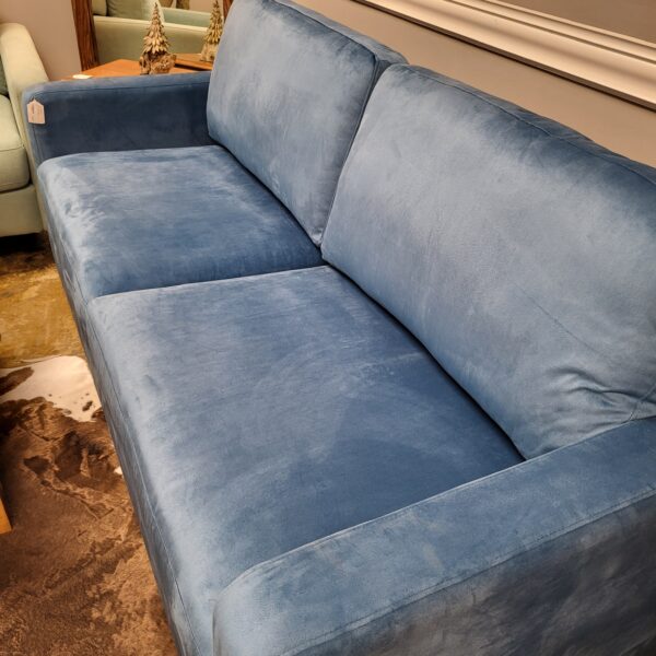 mod dark blue sofa