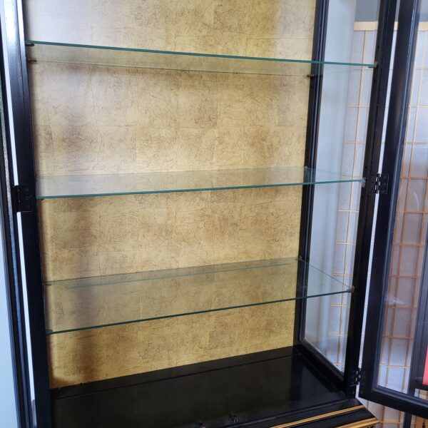 drexel asian motif display cabinet