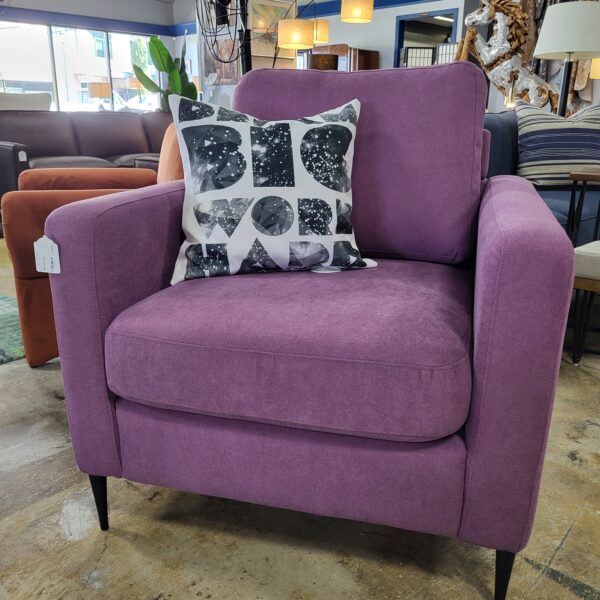 mod purple chair