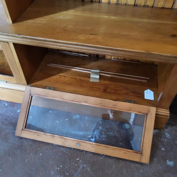 bookcase w/ 2 barrister cabinets