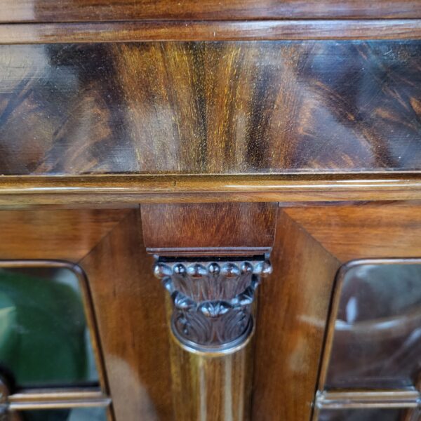 hickory & burl 2 door cabinet