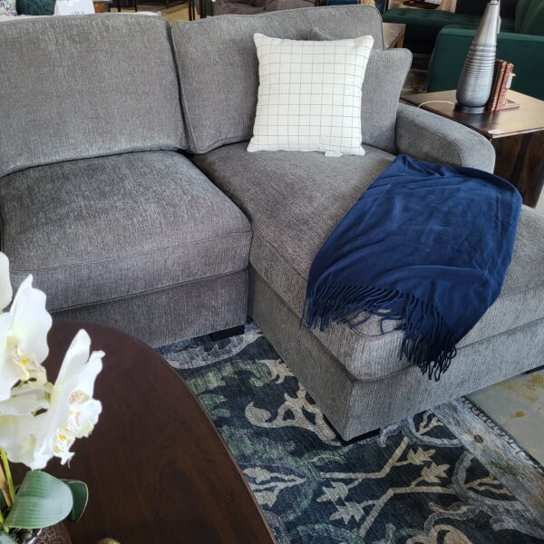 dark grey cozy sectional