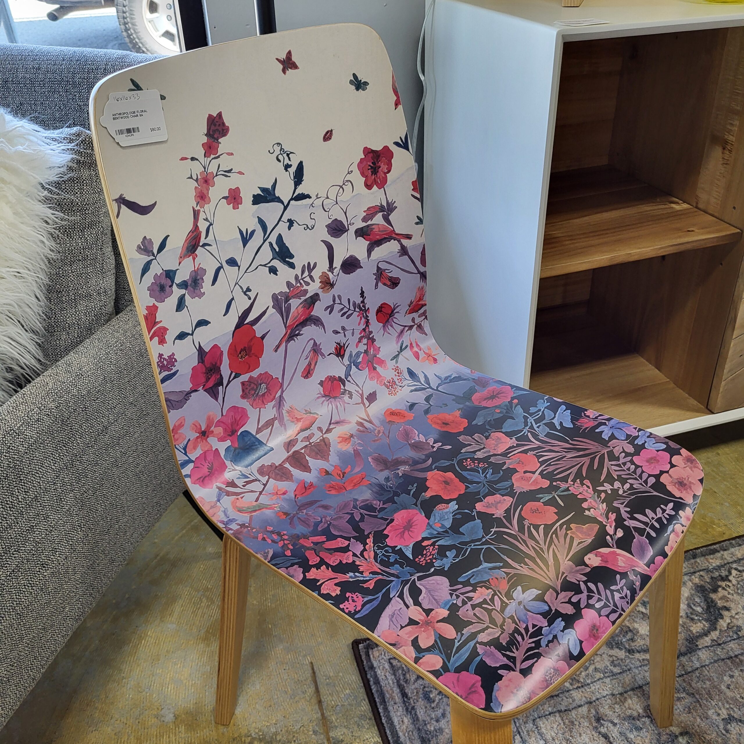 anthropologie floral brentwood chair