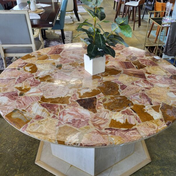 arturo pani custom onyx dining table