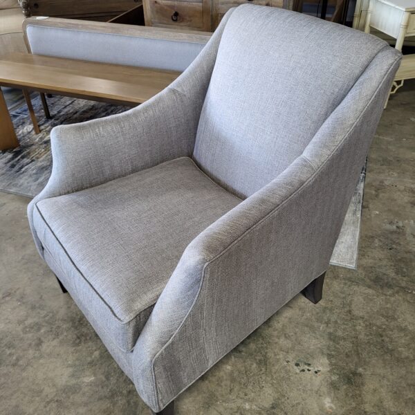 grey accent chair