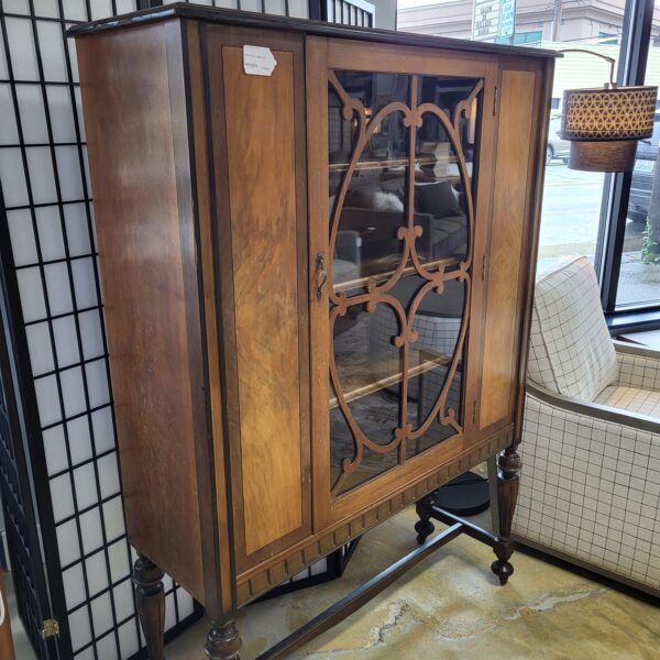 antique 1 door bar cabinet