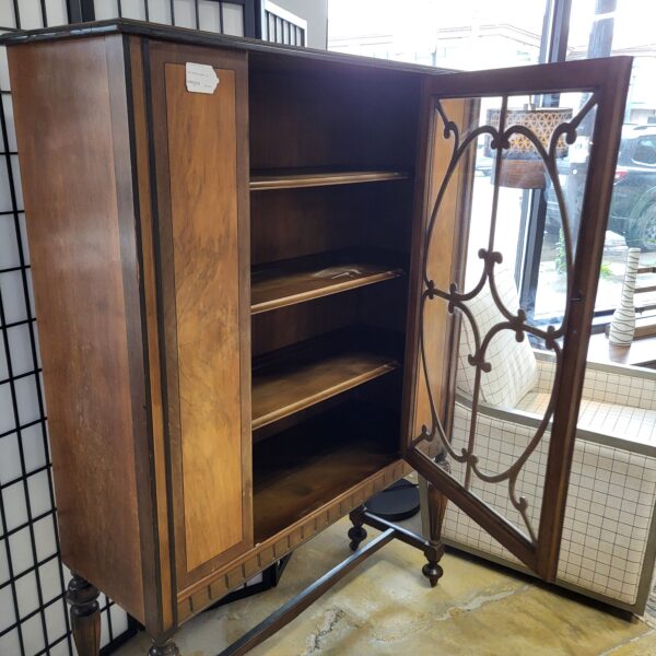 antique 1 door bar cabinet