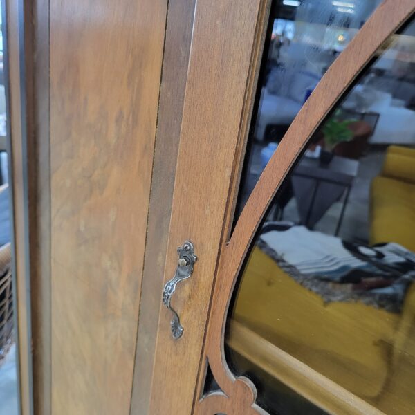 antique 1 door bar cabinet