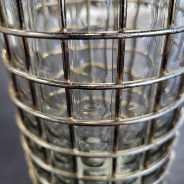 metal frame vase