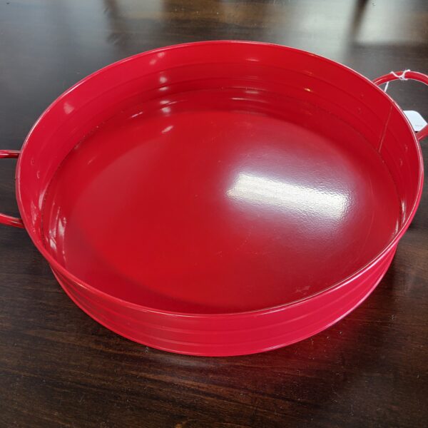 round red tray