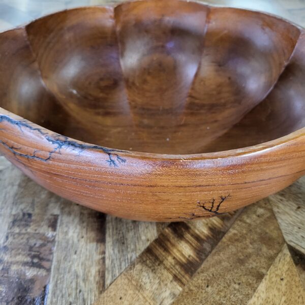 local maker scalloped bowl