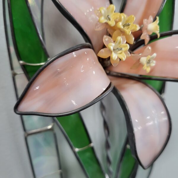 stained glass flower