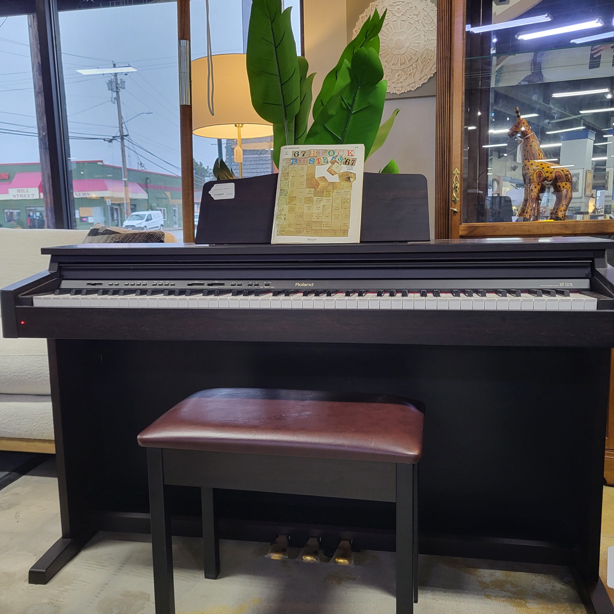 upright digital piano