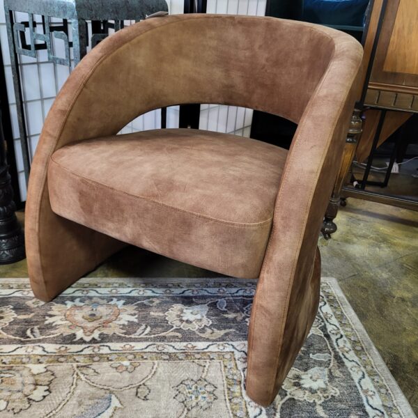 kardiel camel mod accent chair