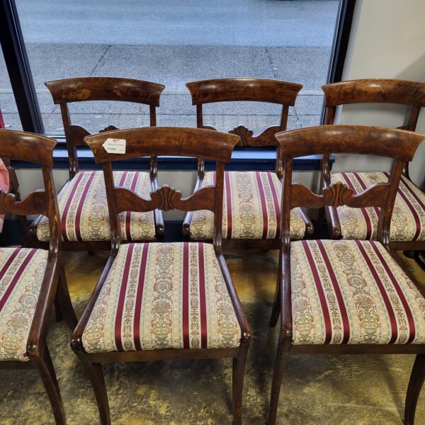 set of 6 antique biedermeir chairs