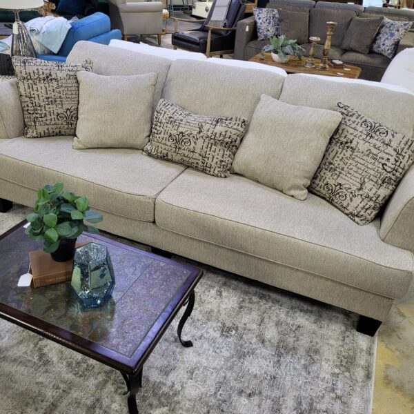 michael nicholas oatmeal sofa